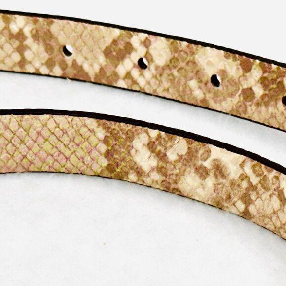 Steve Madden Faux Leather Reversible Belt w/Twist Buckle - Size M - Picture 3 of 11